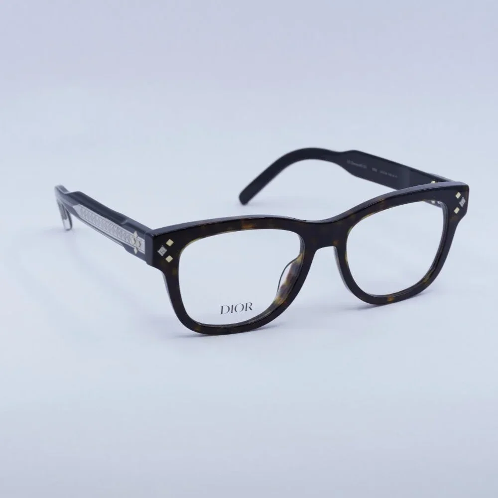 🕶️ New Dior CD DIAMONDO S1I 2000 Eyeglasses - Shiny Dark Havana Frame